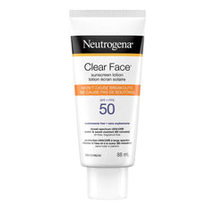 Neutrogena® Clear Face® Sunscreen Lotion SPF 50