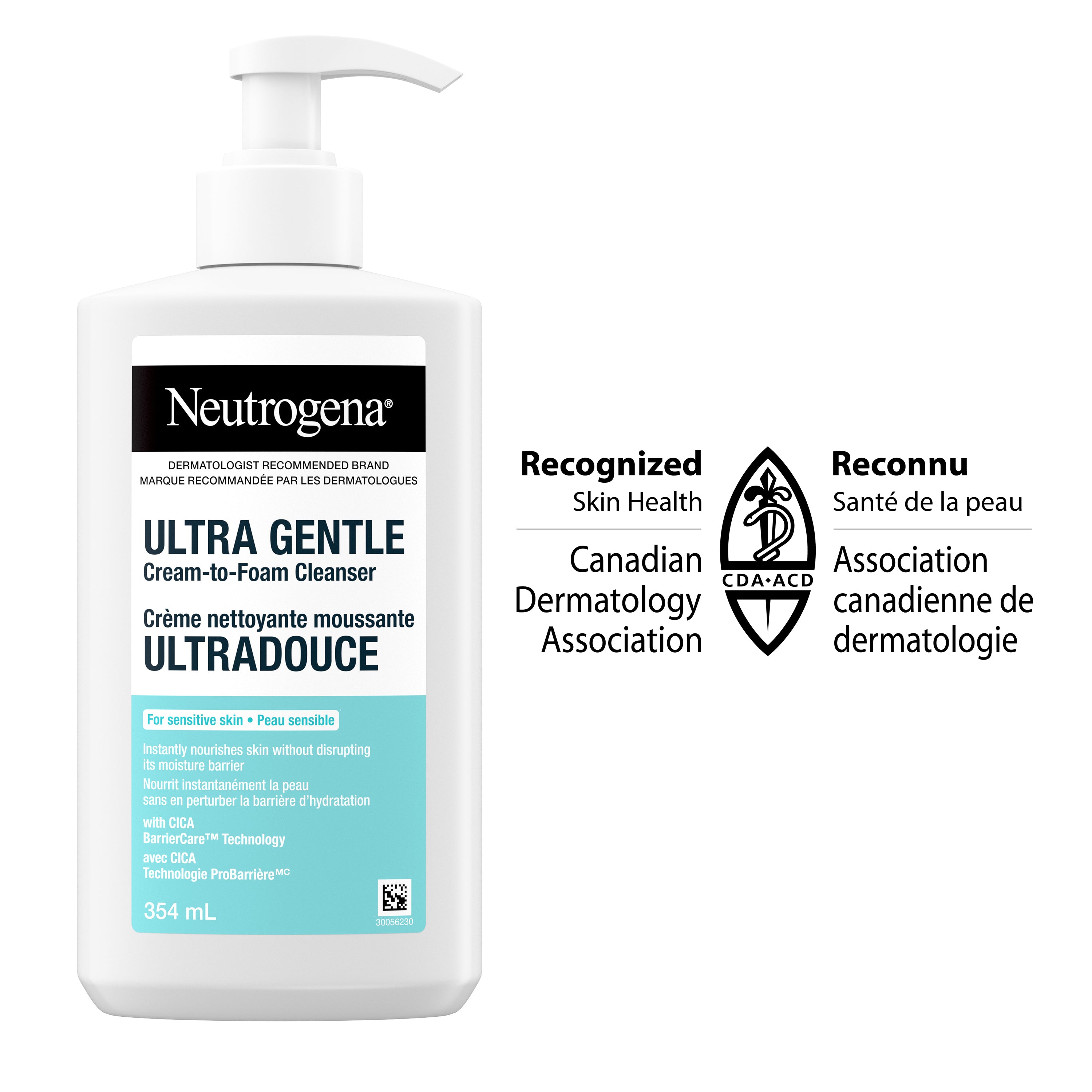 Neutrogena® Ultra Gentle  Cream-to-Foam Cleanser