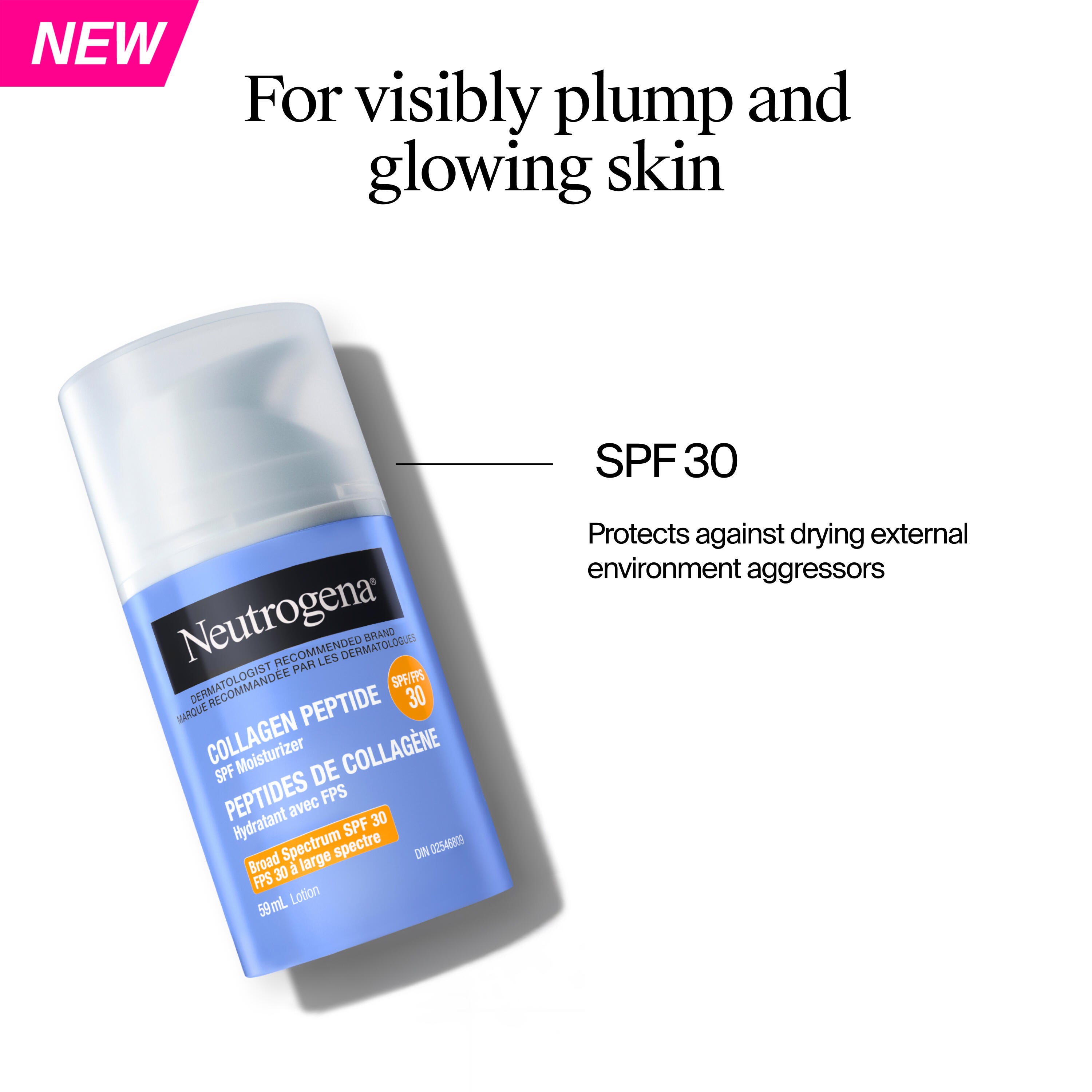 Neutrogena® Collagen Peptide SPF 30 Moisturizer, 59ml