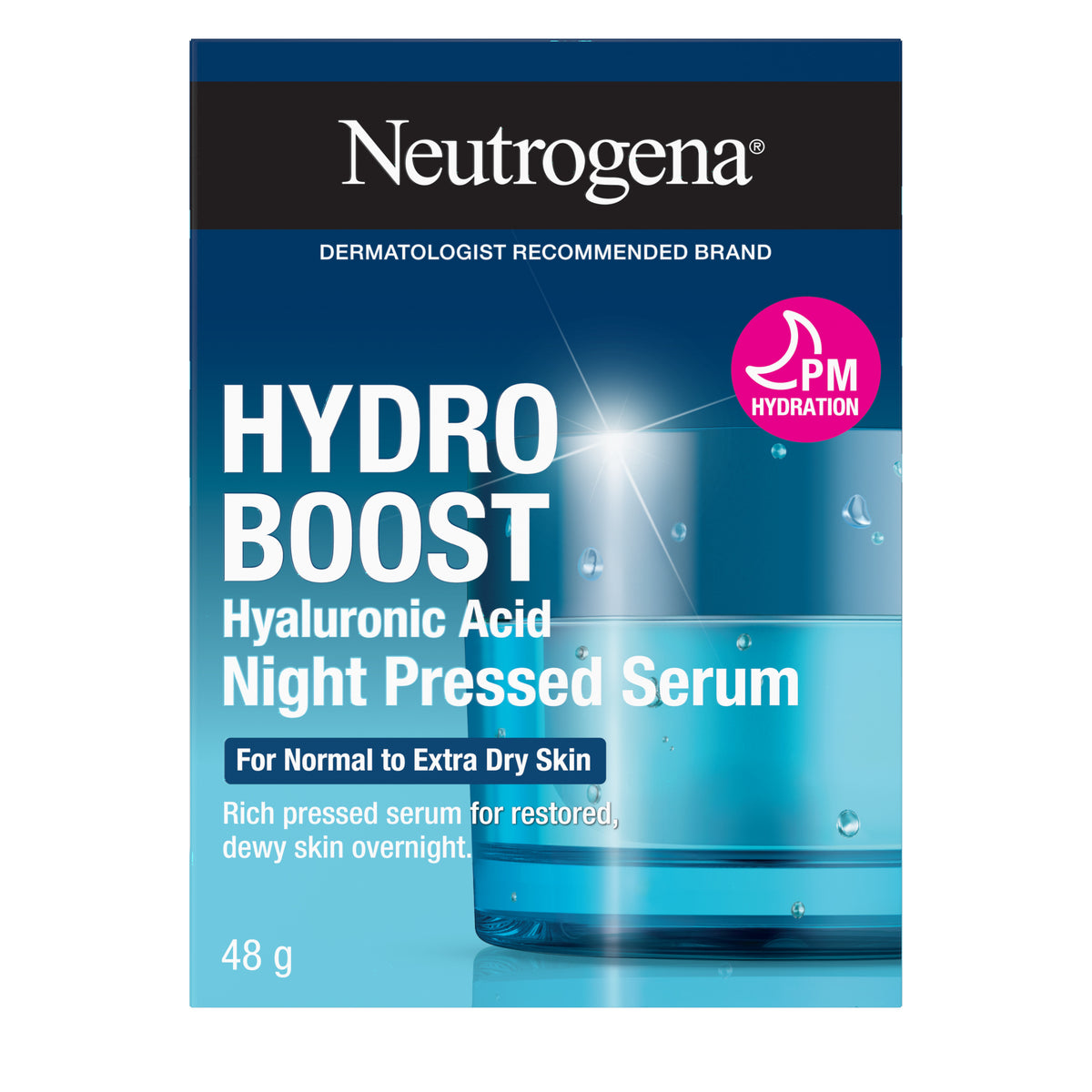 Neutrogena® Hydro Boost Night Pressed Serum, 48g