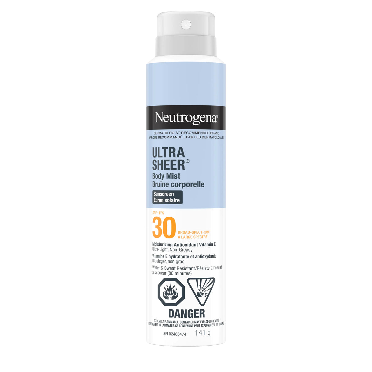 Neutrogena® Ultra Sheer® Body Mist Sunscreens