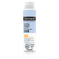 Neutrogena® Ultra Sheer® Body Mist Sunscreens