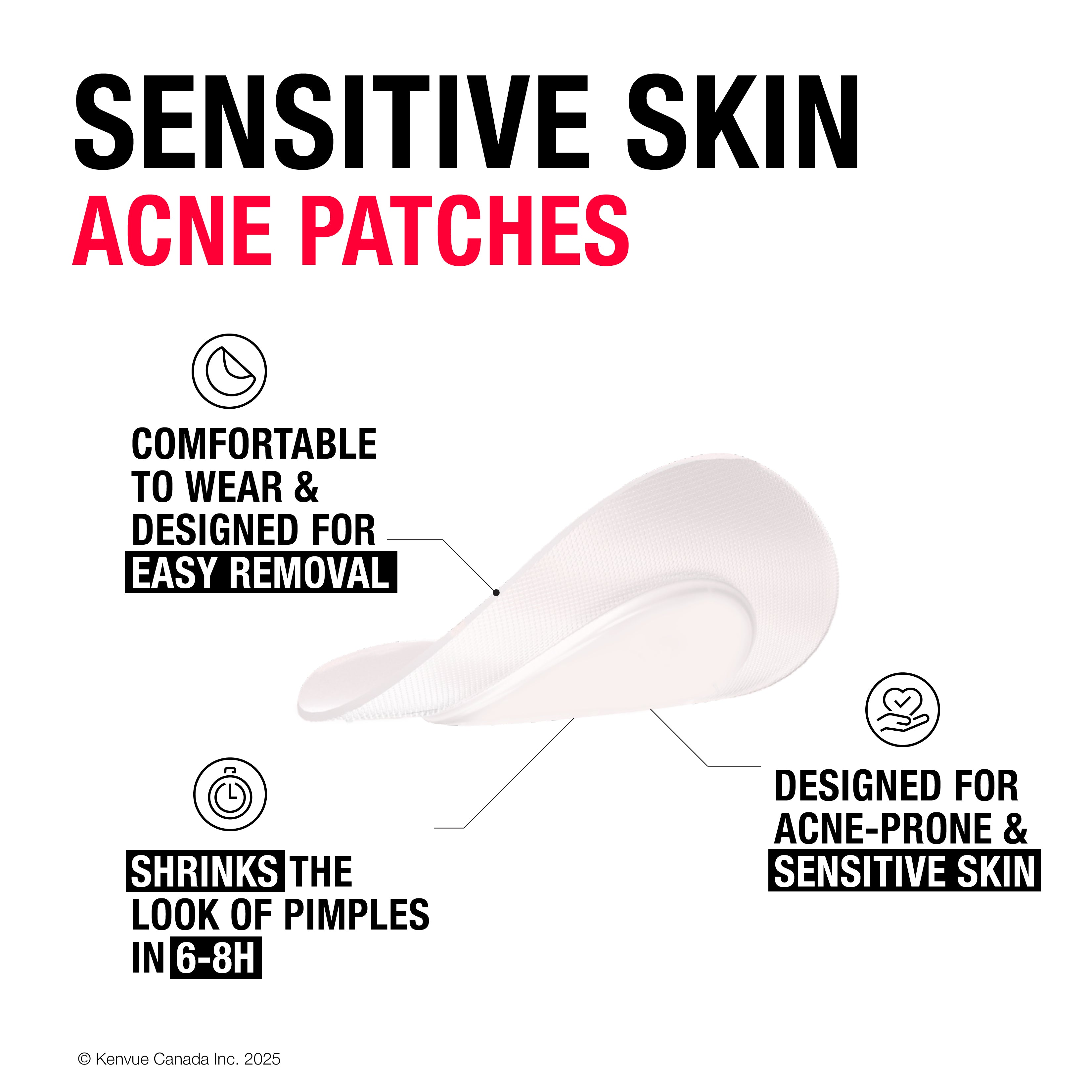 Neutrogena® Sensitive Skin Acne Patches