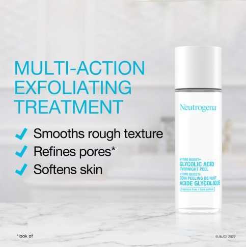 Neutrogena® Hydro Boost+ Glycolic Acid Overnight Peel