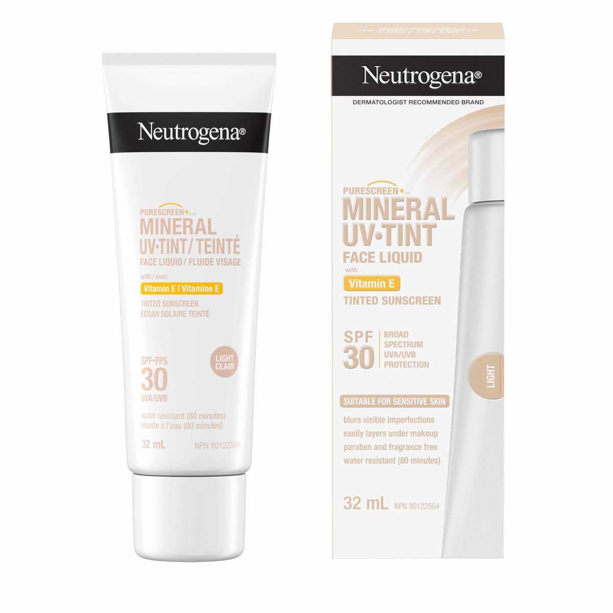 Neutrogena® Purescreen+™ Mineral UV Tint Face Liquid Sunscreen