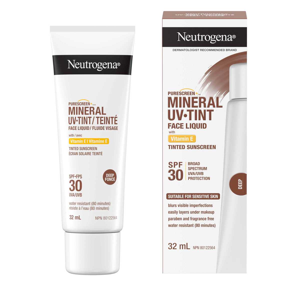 Neutrogena® Purescreen+™ Mineral UV Tint Face Liquid Sunscreen