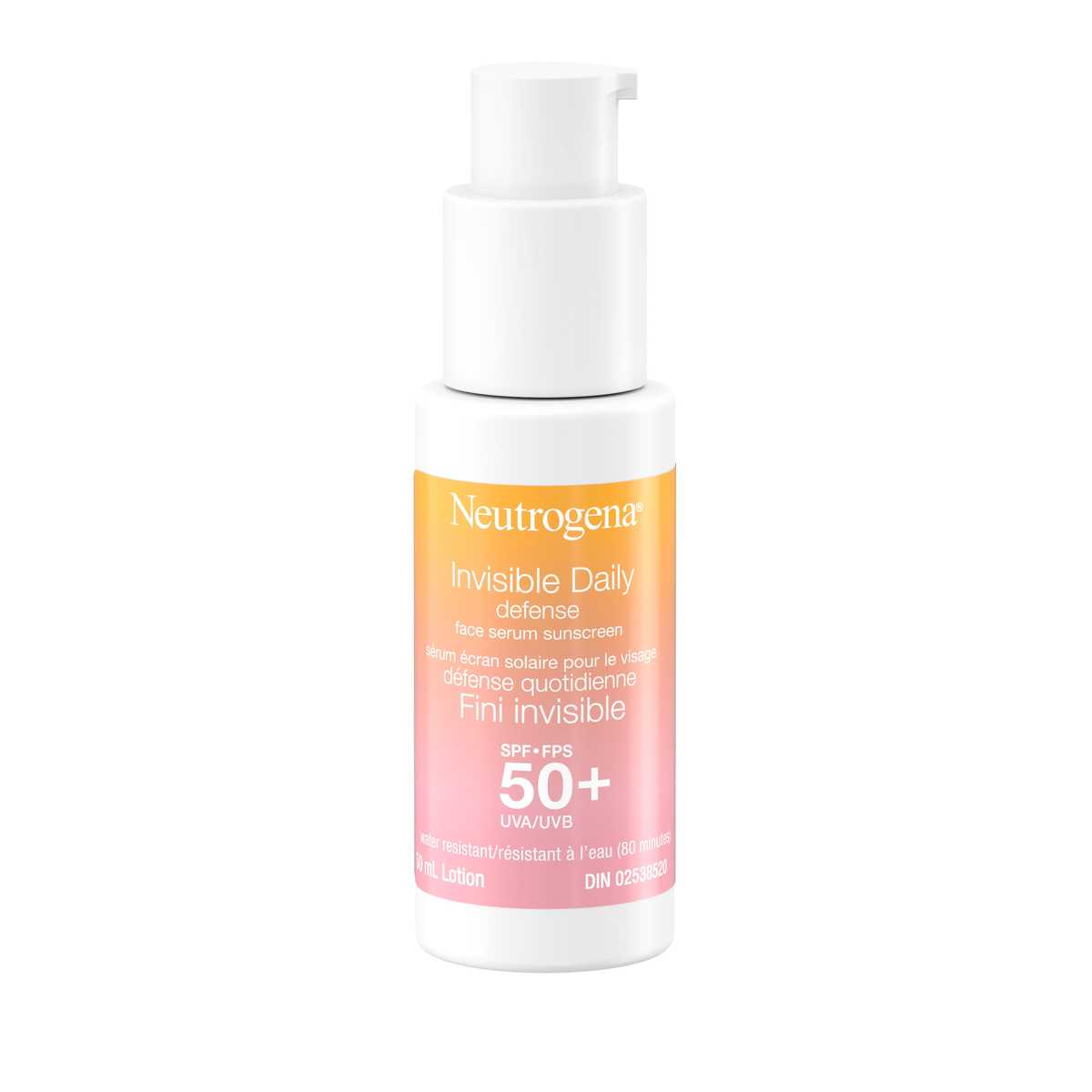 Neutrogena® Invisible Daily Defense Face Serum Sunscreen SPF 50+