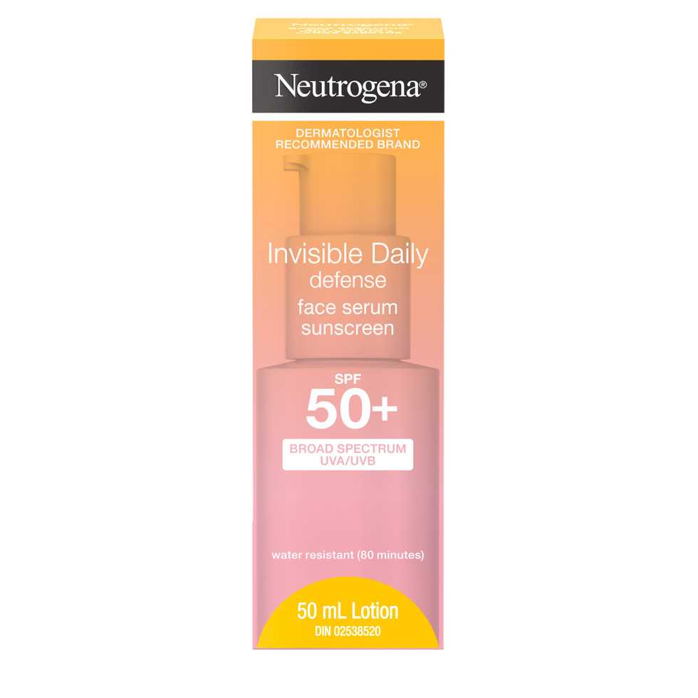 Neutrogena® Invisible Daily Defense Face Serum Sunscreen SPF 50+