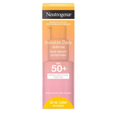 Neutrogena® Invisible Daily Defense Face Serum Sunscreen SPF 50+